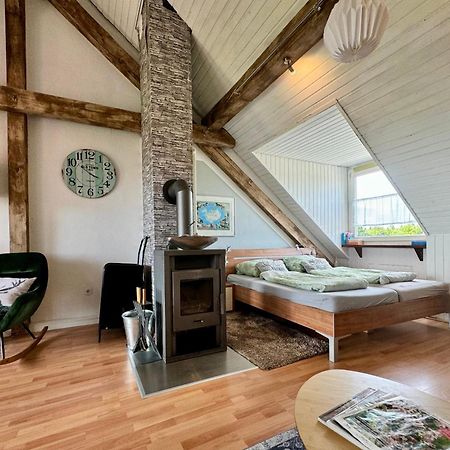 Hof Vierzehnender Im Hohen Venn - 70Qm Fachwerk-Studio - Grosses Wohn-Schlafzimmer Mit Dachterrasse Und Kaminofen - Separate Kueche - Perfekt Fuer Paare - Monschau - Eifel - Hunde Willkommen - Islandpferde Екстериор снимка