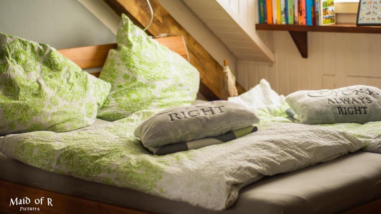 Hof Vierzehnender Im Hohen Venn - 70Qm Fachwerk-Studio - Grosses Wohn-Schlafzimmer Mit Dachterrasse Und Kaminofen - Separate Kueche - Perfekt Fuer Paare - Monschau - Eifel - Hunde Willkommen - Islandpferde Екстериор снимка